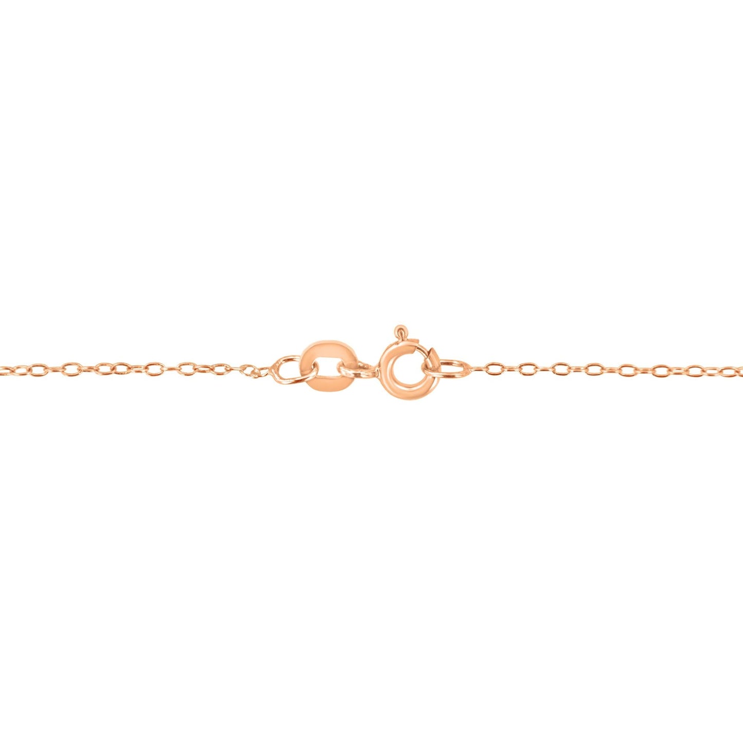 AGS Certified 10K Rose Gold 1/5 Cttw Bezel Set Round Diamond Solitaire 16-18" Adjustable Pendant Necklace (I-J Color, VS1-VS2 Clarity)-2