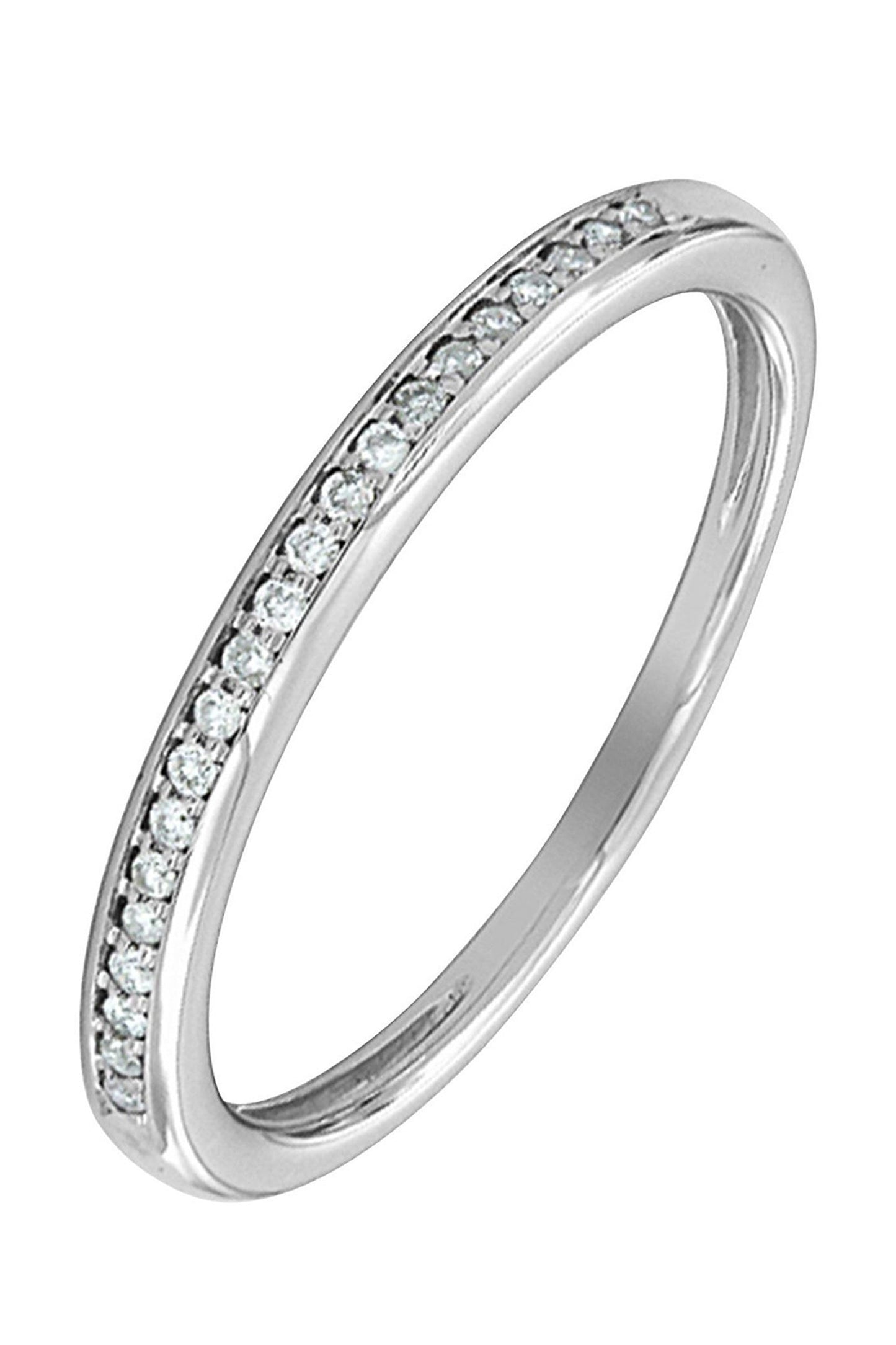 9ct White Gold Diamond Eternity Ring-0