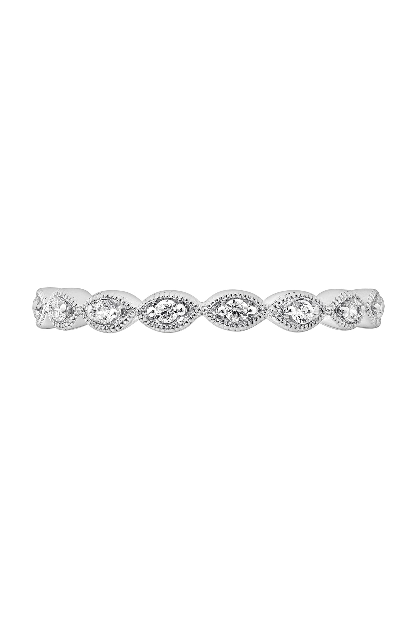 9ct White Gold 0.10ct Diamond Ring-1