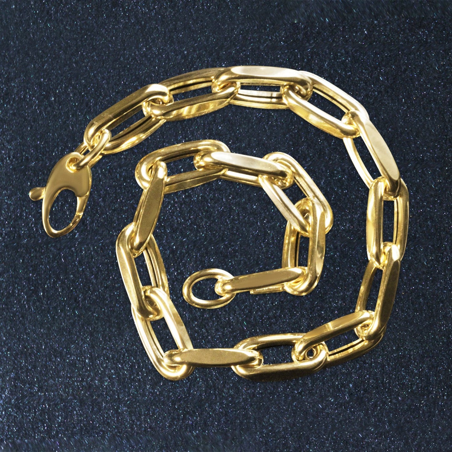 14k Yellow Gold French Cable Link Bracelet (6.00 mm)