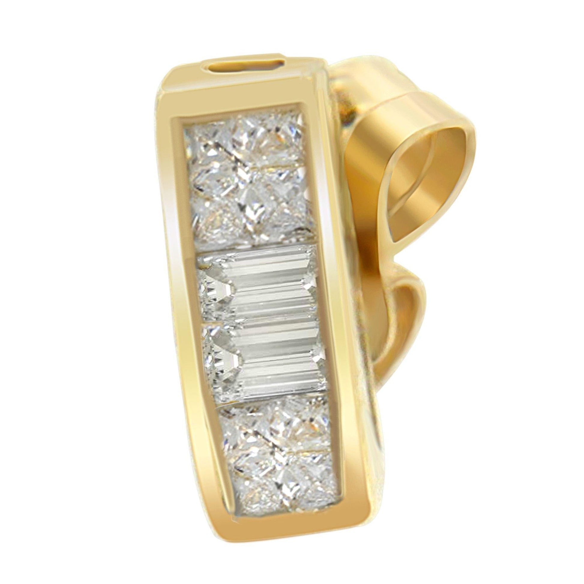 14k Yellow Gold 1/4ct TDW Diamond Earrings (H-I, SI1-SI2)-3