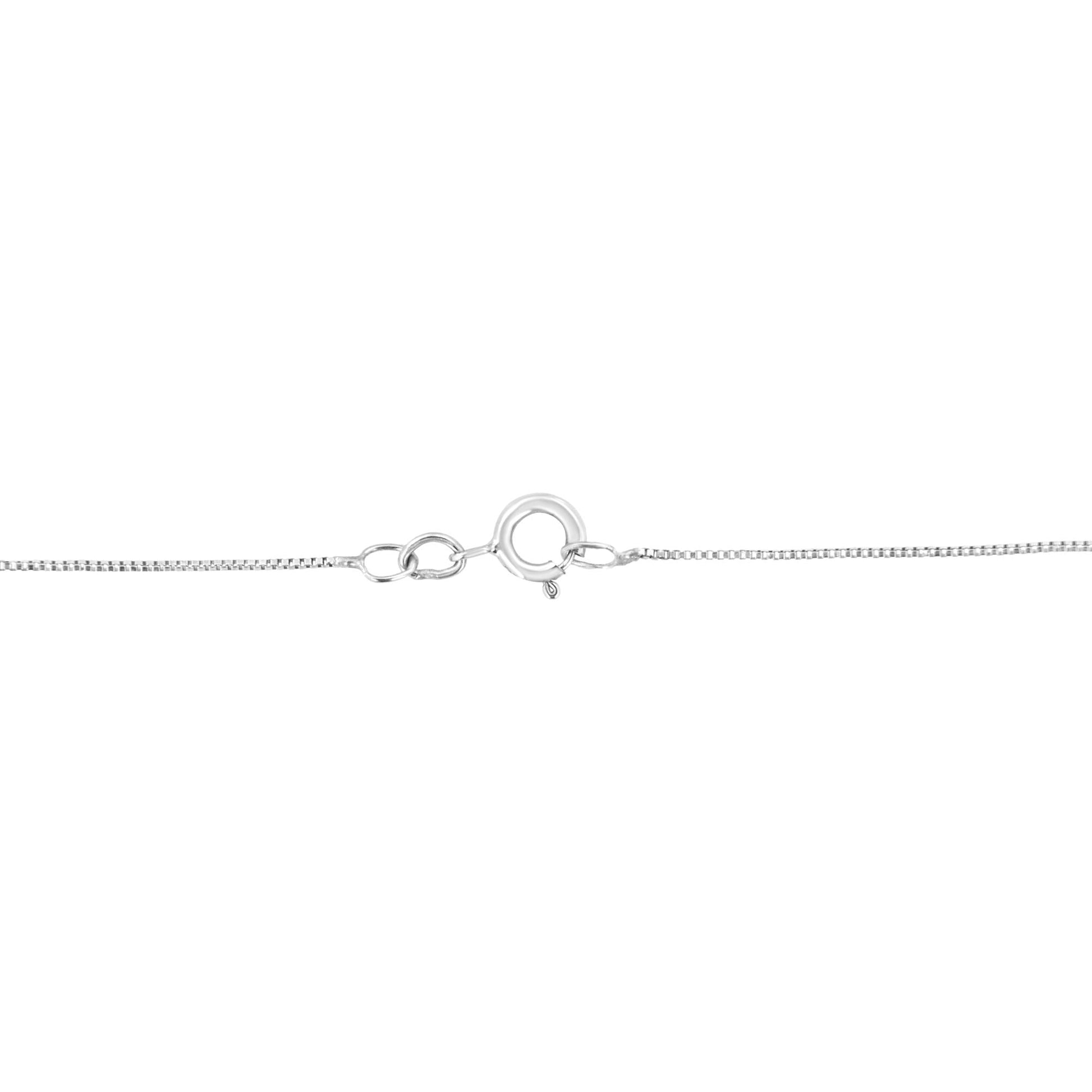 .925 Sterling Silver 3.0 cttw Round-Cut Diamond Open Heart Pendant Necklace (I-J Color, I2-I3 Clarity) - 18"-3