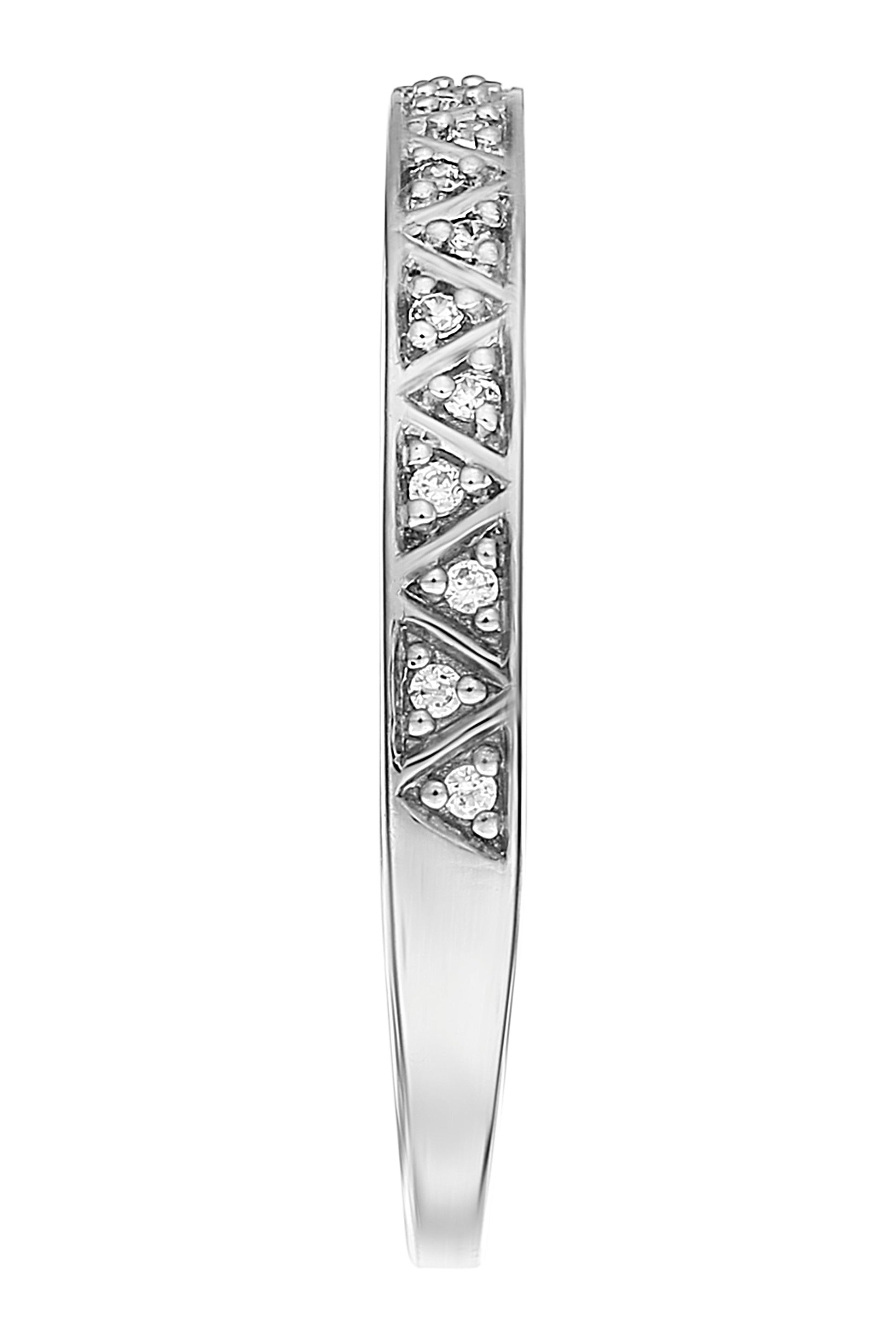 9ct White Gold Diamond Ring-2
