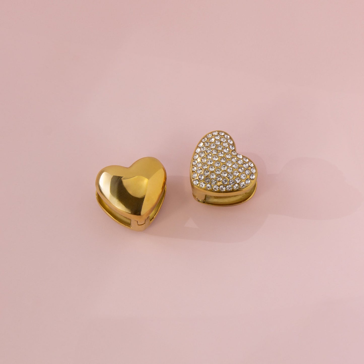 Heather Pavé Heart Earrings-1